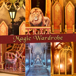 Hamaileon Nuovissimo Kit Fai-da-Te Book Nook, Modello Assemblato a Mano, Armadio Magico, Puzzle 3D in Legno, Adatto Come Ornamento per Scaffali <span class=keywords><strong>e</strong></span> Scrivanie - Product Image 4