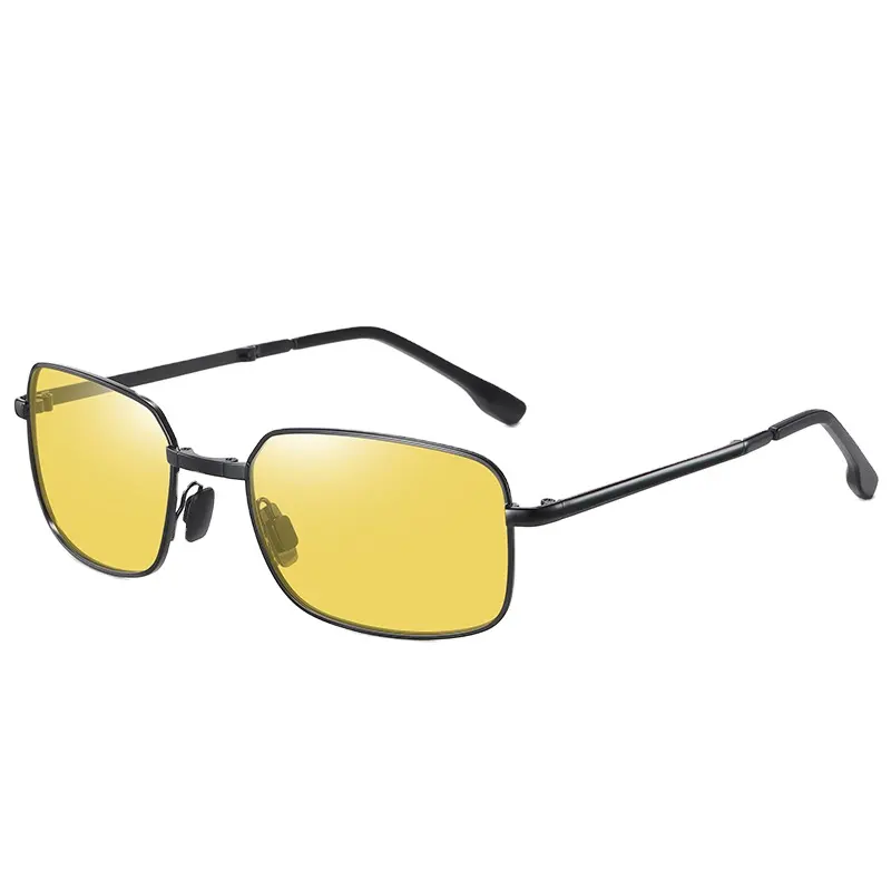 Wholesale high quality small square frame polarizing sun glasses men brand polarized driving sunglass for man