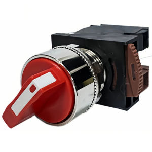 מתג בורר לוח בקרה תעשייתי 22mm מתג סיבובי 2 מצבים 3 מצבים עמיד - Product Image 2