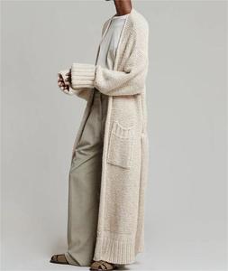 Produttore di <span class=keywords><strong>Cardigan</strong></span> lungo oversize <span class=keywords><strong>Cardigan</strong></span> maglione donna <span class=keywords><strong>cintura</strong></span> lungo <span class=keywords><strong>Cardigan</strong></span> da donna con tasche - Product Image 2