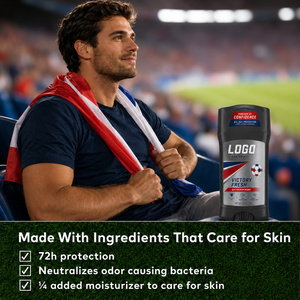 Desodorante <span class=keywords><strong>Antitranspirante</strong></span> en Barra para Hombre OEM 72H con Protección contra Olores, Cuidado <span class=keywords><strong>Bacteriano</strong></span>, Aroma Ocean Chill, Etiqueta Blanca, Empaque Personalizado - Product Image 5