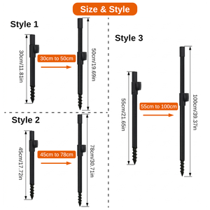 <span class=keywords><strong>Support</strong></span> <span class=keywords><strong>de</strong></span> canne à pêche en alliage d'aluminium à dégagement rapide et <span class=keywords><strong>extensible</strong></span> pour la pêche à la carpe - Product Image 4