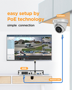 Sistema de Cámaras <span class=keywords><strong>IP</strong></span> PoE de 16 Canales y 5MP, Kit NVR de 4TB, 16 Cámaras Tipo Torreta para Exteriores IP67 con Micrófono, Detección por IA, Visión Remota, Vigilancia CCTV - Product Image 3
