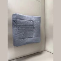 Couverture lestée personnalisable de 15 lb et 20 lb, matelassée uniformément, avec billes de verre, pour la literie domestique