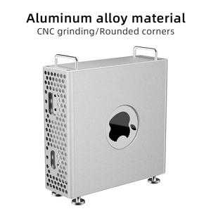 <span class=keywords><strong>Support</strong></span> vertical en alliage d'aluminium pour Mac Mini M4 Pro Ventilation Dissipation de la chaleur <span class=keywords><strong>Ordinateur</strong></span> de bureau Housse de protection anti-poussière - Product Image 4