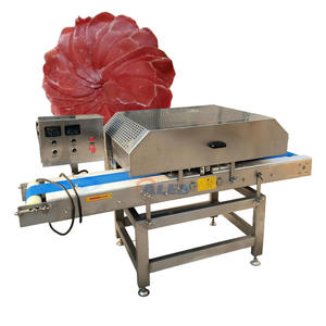 Cortadora de carne de pollo de alta productividad con grosor ajustable, máquina rebanadora de carne fresca, equipo para cortar salmón y tocino - Product Image 1