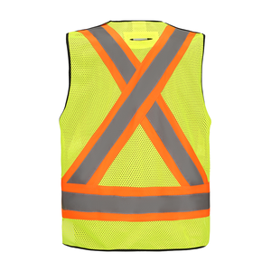 Ansi lớp 2 có thể điều chỉnh <span class=keywords><strong>Hi</strong></span> <span class=keywords><strong>VIS</strong></span> ly khai an toàn vest x-trở lại đa túi biểu tượng tùy chỉnh màu sắc cho nơi làm việc an toàn - Product Image 3