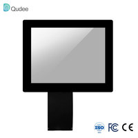 Écran tactile multipoint PCAP de 8 pouces, interface USB I2C, panneau numériseur Plug and Play pour affichage commercial
