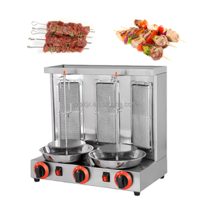 Machine à shawarma au gaz et électrique au <span class=keywords><strong>meilleur</strong></span> prix pour usage commercial avec machine à rôtir le poulet et la dinde en acier inoxydable de haute qualité - Product Image 1