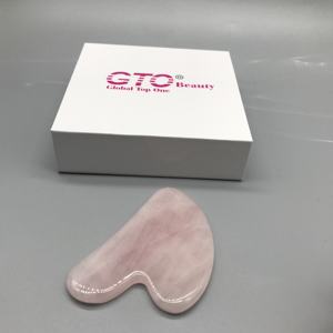 Rosa Rosenquarz Guasha Stein Herz Guasha Stein massage gerät A. - Product Image 5