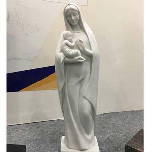 Estatua de mármol religiosa personalizada de Santa María Jesús tallada a mano estatua de mármol blanco Pieta Michelangelo estatua de Pieta de tamaño real - Product Image 2