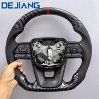 Volant en cuir et fibre de carbone personnalisé pour Toyota Corolla Land Cruiser GR Prado LC200 LC300 120 150 Hilux Plug and Play
