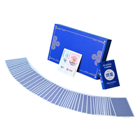Cartes à jouer de poker publicitaires personnalisées en gros par le fabricant, effet holographique imperméable, vernissage brillant, 54 pages complètes