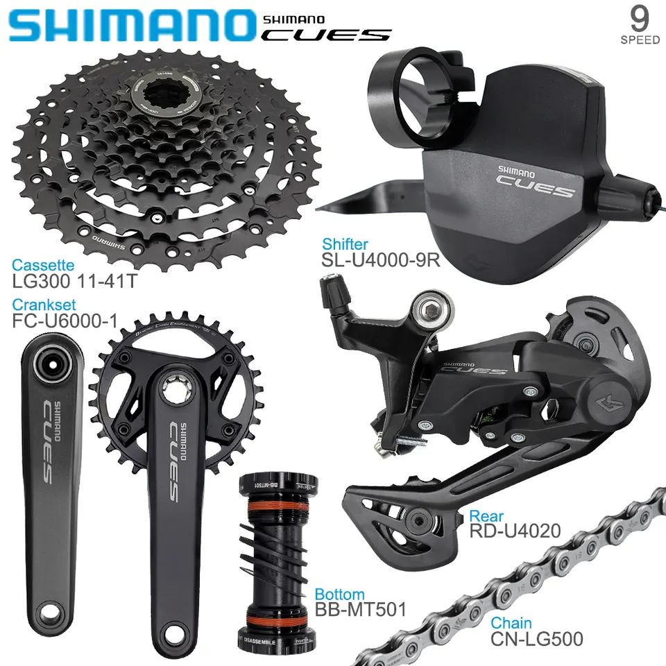 Shimano Deore 3x9速 グループセット Shimano Deore 3x9速 グループセット Shimano Deore 3x9速