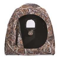 Tente de chasse portable légère Oxford pour l'extérieur, tente de camouflage dissimulée, tente de terrain pour deux personnes, tente d'observation des oiseaux à montage rapide
