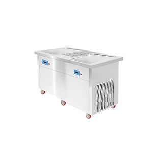 Machine à crème glacée frite de machine de crème glacée de rouleau de <span class=keywords><strong>yaourt</strong></span> bon marché automatisée commerciale - Product Image 3