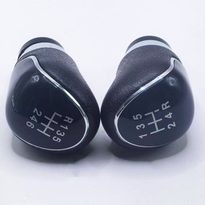 Ford Focus Gear <b>Shift</b> <b>Knob</b> 5 Speed 6 Speed Black Leather Manual Transmission Replacement Part - Product Image 3