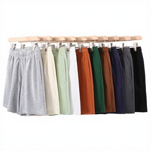 Nouveauté été : Short de sport décontracté vintage pour homme de marque américaine, en tissu éponge, crocheté, épais, coupe ample, taille mi-haute avec cordon de serrage - Product Image 3