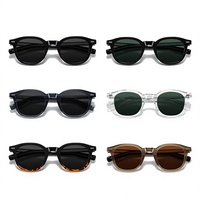 Lunettes de soleil polarisées tendance CAP Pin pour hommes et femmes, style rétro coréen, lunettes de soleil vintage INS, vente en gros d'usine
