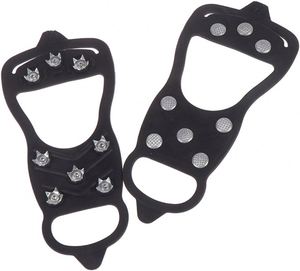 Hot Sale Non Slip Spike TPE Ice Traction Cleats Durable Snow Grips for Shoes Boots with 8 Steel <b>Studs</b> Crampons - Product Image 4