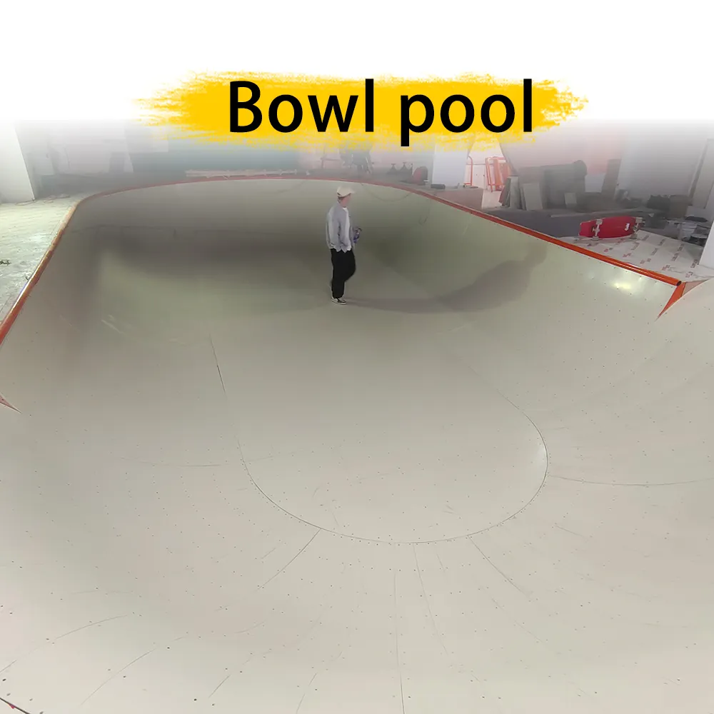 Skateboard Bowl Zwembadgolf Constructie Extreme Sport Prop Fabrikant Op Maat Trainingsbaan