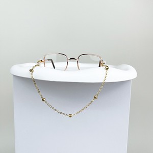 Cadena de Metal para Gafas, Accesorios para Muñecas, Montura Cuadrada, 3 Colores: Plateado, Negro, Oro Rosa, Correa de Cadena de 8.5cm de Ancho - Product Image 3