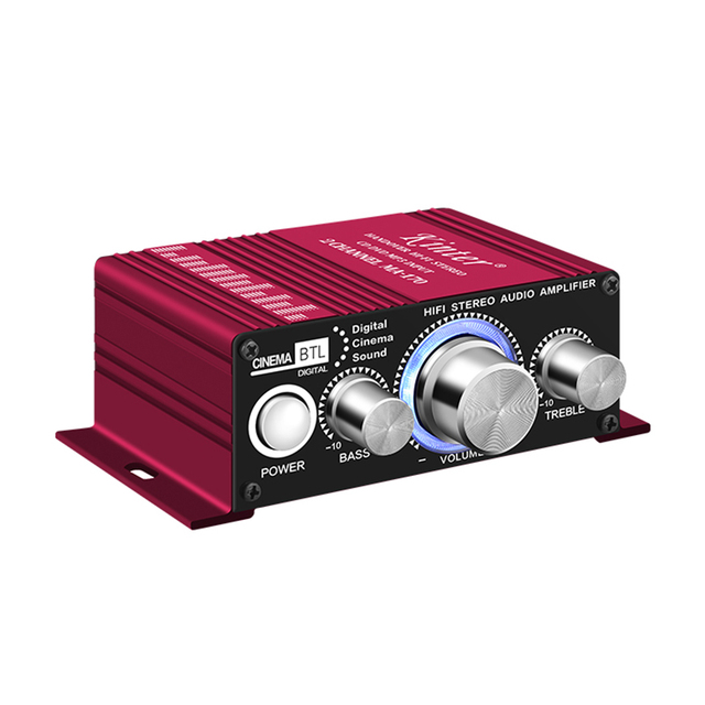 Kinter MA-170 DC12V 2 Channel Home Mini Hifi Sound Audio Power Amplifier Car Amplifiers