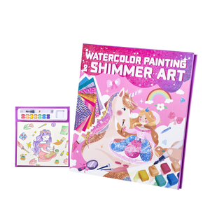 Многоразовый набор для рисования Joycat: Волшебная книжка-раскраска акварелью и водные раскраски для детей - Product Image 1