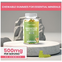 Gummies au citrate de magnésium avec vitamine B6 pour favoriser le sommeil nocturne et la relaxation musculaire, végétaliennes, sans OGM
