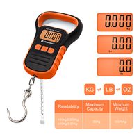 ACCT/Uniweigh HU-50 mini balance à bagages numérique de 50kg écran LCD portable 5g-10g précision ABS acier inoxydable