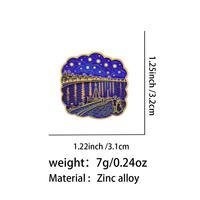 En gros, Pin's en métal émaillé, motif dessin animé Van Gogh, personnalisé, mignon, créatif, accessoire de vêtement, badge souvenir