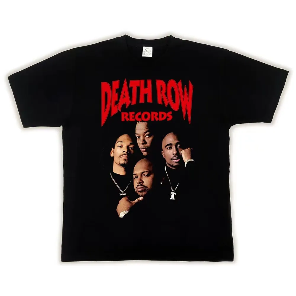 Beste Prijs Van 2pac Biggie Klein Westkust Hiphop Zwaargewicht Beitsen Oversized Losse T-Shirt Voor Mannen