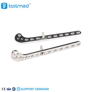 Distal Femoral kompresi pelat pengunci <span class=keywords><strong>Titanium</strong></span> implan hewan ortopedi bahan intervensi instrumen bedah - Product Image 2