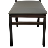 Chaise de salle à manger pliante MULIGNA en bois massif, prix de gros, siège rembourré, montage facile requis, idéale pour appartement