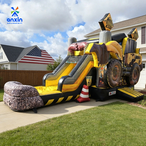 <span class=keywords><strong>Castillo</strong></span> Inflable <span class=keywords><strong>de</strong></span> PVC <span class=keywords><strong>de</strong></span> 0.55mm con Tobogán, <span class=keywords><strong>Precio</strong></span> <span class=keywords><strong>de</strong></span> Fábrica - Product Image 1