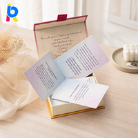 Cartes d'affirmation quotidiennes personnalisées de qualité supérieure pour femmes, pour une routine de soins personnels, en carton, pelliculage mat, écologiques, faible MOQ