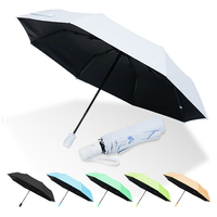Parapluie robuste coupe-vent en gros, 8 baleines, pliable en 3, ouverture et fermeture automatiques, pour hommes et femmes