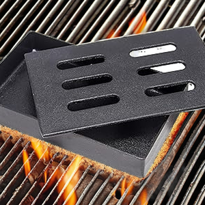 Caja Ahumadora de Hierro Fundido Resistente al Calor <span class=keywords><strong>Char</strong></span>-<span class=keywords><strong>Broil</strong></span> para Cocinar/Hornear/Asar a la Parrilla-4184804P06 - Product Image 1