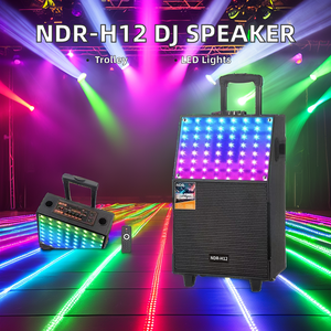 NDR-H12 Enceinte portable 12 pouces avec caisson de basses pour DJ, <span class=keywords><strong>home</strong></span> cinéma, scène, ordinateur, fêtes, <span class=keywords><strong>mini</strong></span> design, alimentation CC - Product Image 5