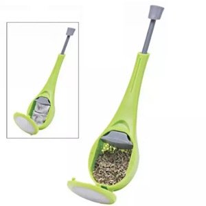 Escurridor de té de silicona, infusores de hojas sueltas, <span class=keywords><strong>verde</strong></span>, venta al por mayor - Product Image 1