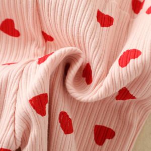 Ropa de Verano para Niños, Mono con Estampado Floral de Corazones para Bebés Niñas - Product Image 5