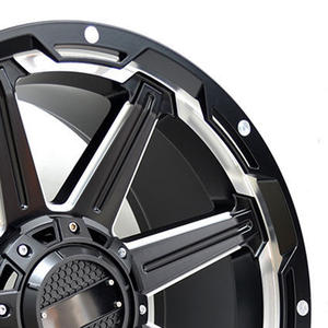 Roues de voiture 15 16 <span class=keywords><strong>17</strong></span> 18 pouces alliage d'aluminium noir Cool multi-rayons 4x4 vente en gros jantes de roue en fonte pour SUV - Product Image 6