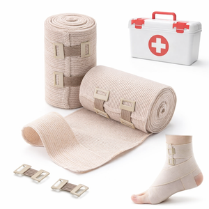 Vendas Médicas 10 x 5 mts, Venda Elástica Corta Suave de Compresión, Tipo Mariposa, Garot Médico, Producto de Consumibles Médicos - Product Image 1