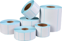 Rouleaux d'étiquettes adhésives thermiques pour adresses postales 150mmx100mm Expédition Étiquettes 4x6 Promotion Supermarché Épicerie Code-barres