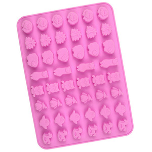 Moule en silicone jetable SHU XIN YZ-40 en forme de cœur pour chocolat et glace, compatible four - Moule créatif DIY pour fudge - Product Image 1