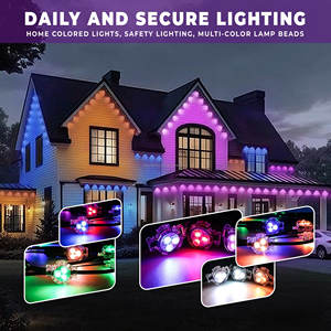 Nhà máy 12V SMD5050 RGBW pixel Led 1m IP67 đánh giá ngoài trời chiếu sáng trang trí nhựa đèn giáng sinh vĩnh viễn RGB màu sắc cho - Product Image 4