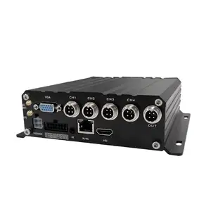 Hot Customization 4G 4 Channel Mobile DVR 1080P AHD GPS Truck MDVR Recorder Support IPC Cameras Car MDVR