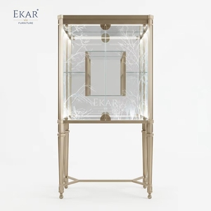Vitrina para Copas de Champán Lumiere Forest, Optimizada para SEO |   Vinoteca Clásica Francesa de Lujo - EKAR - Product Image 1