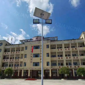 <span class=keywords><strong>Projecteur</strong></span> <span class=keywords><strong>solaire</strong></span> <span class=keywords><strong>professionnel</strong></span> mural rechargeable de 600 W en aluminium moulé sous pression avec réflecteur en polycarbonate pour cour - Product Image 3