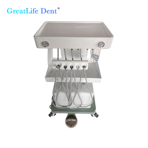 Chariot de traitement <span class=keywords><strong>dentaire</strong></span> mobile Greatlife Dent avec turbine <span class=keywords><strong>dentaire</strong></span>, compresseur d'air en option - Product Image 1